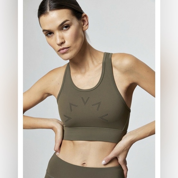 {Varley} Berkeley Sports Bra size small evergreen - Picture 1 of 3